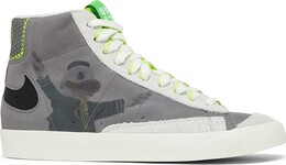 Nike: Серые кроссовки  Blazer Mid