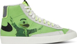 Nike: Зелёные кроссовки  Blazer Mid