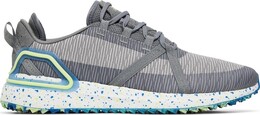 Adidas: Серые кроссовки 