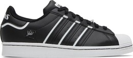 Adidas: Чёрные кроссовки  Superstar