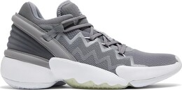 Adidas: Серые кроссовки 