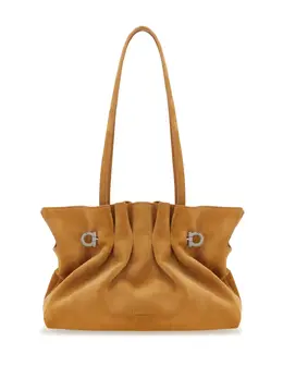 Ferragamo: Коричневая сумка 