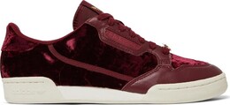 Adidas: Бордовые кроссовки  Continental 80