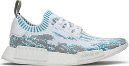 Adidas: Белые кроссовки  NMD_R1 Primeknit