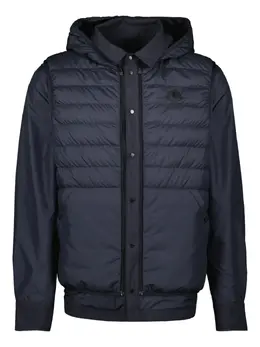 Moncler: Синяя куртка 