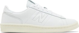 New Balance: Белые кроссовки 