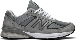 New Balance: Серые кроссовки 