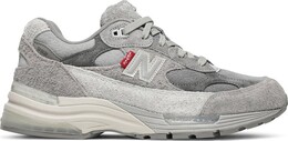 New Balance: Серые кроссовки  992