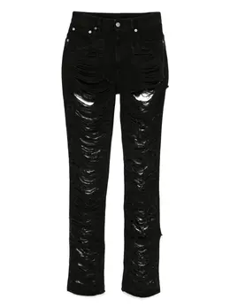 MM6 Maison Margiela: Рваные джинсы 
