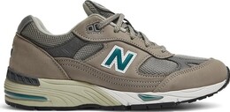New Balance: Серые кроссовки  991