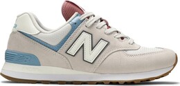 New Balance: Серые кроссовки 