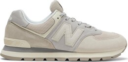New Balance: Серые кроссовки  574