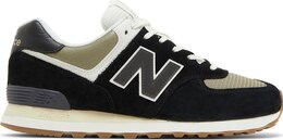New Balance: Чёрные кроссовки  574