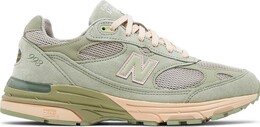 New Balance: Зелёные кроссовки 