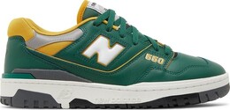 New Balance: Зелёные кроссовки  550