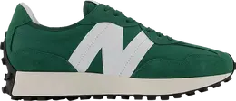 New Balance: Зелёные кроссовки  327