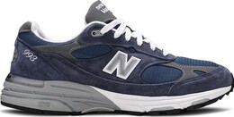 New Balance: Синие кроссовки 