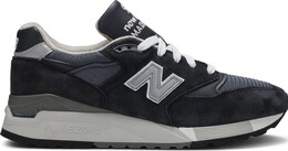 New Balance: Синие кроссовки 