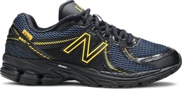 New Balance: Синие кроссовки 