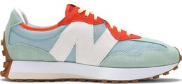 New Balance: Синие кроссовки  327