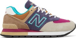 New Balance: Синие кроссовки  574