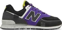 New Balance: Чёрные кроссовки 