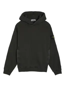 Stone Island: Чёрная толстовка  Compass