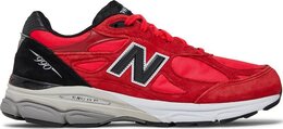 New Balance: Красные кроссовки 