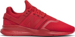 New Balance: Красные кроссовки 