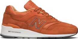 New Balance: Оранжевые кроссовки  997