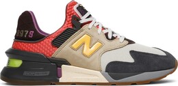 New Balance: Бежевые кроссовки 
