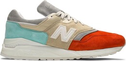 New Balance: Бежевые кроссовки  997