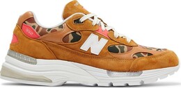 New Balance: Бежевые кроссовки  992