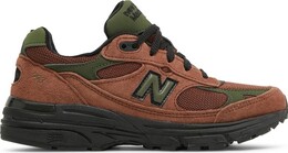 New Balance: Коричневые кроссовки 