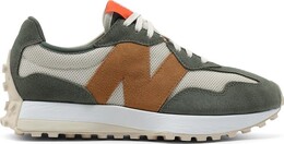 New Balance: Коричневые кроссовки  327
