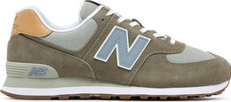New Balance: Коричневые кроссовки  574