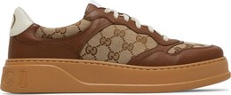 Gucci: Бежевые кроссовки  GG