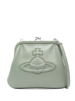 Vivienne Westwood: Зелёный клатч  Orb