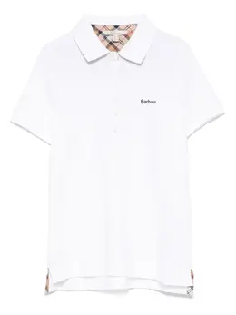 Barbour: Белое поло 