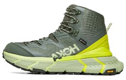 Hoka One One: Зелёные кроссовки 