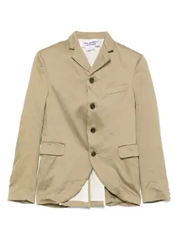 Comme Des Garçons Comme Des Garçons: Жакет цвета хаки 