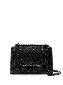 Alexander McQueen: Чёрная сумка через плечо  Jewelled