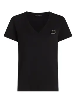 Karl Lagerfeld: Чёрная футболка 