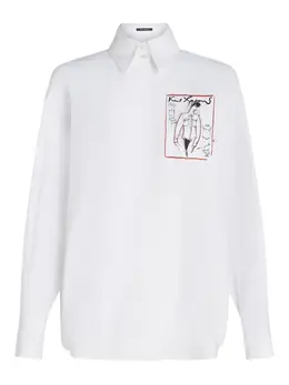 Karl Lagerfeld: Белая рубашка  Karl