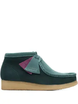 Clarks Originals: Зелёные ботинки 