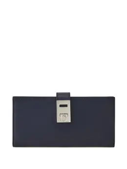 Ferragamo: Синий кошелёк  Gancini