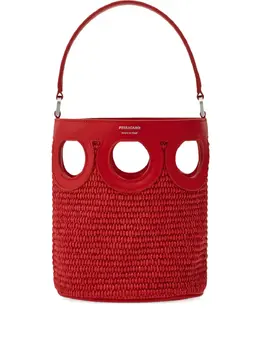 Ferragamo: Красная сумка  Gancini