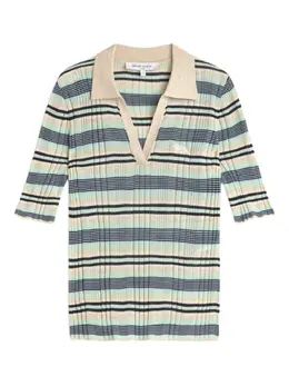 Maison Kitsuné: Поло в полоску 