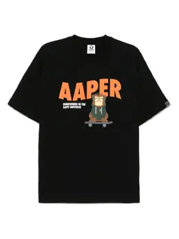 AAPE BY *A BATHING APE®: Футболка с принтом 