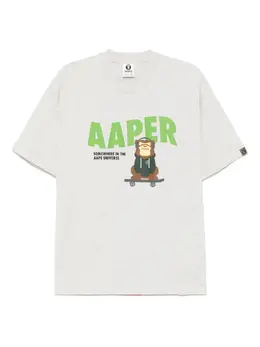 AAPE BY *A BATHING APE®: Футболка с принтом 
